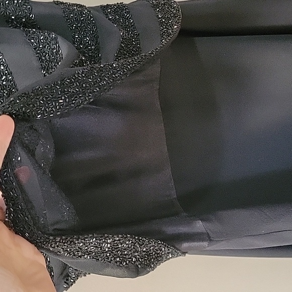 JKARA sequined chiffon dress - Picture 4 of 9